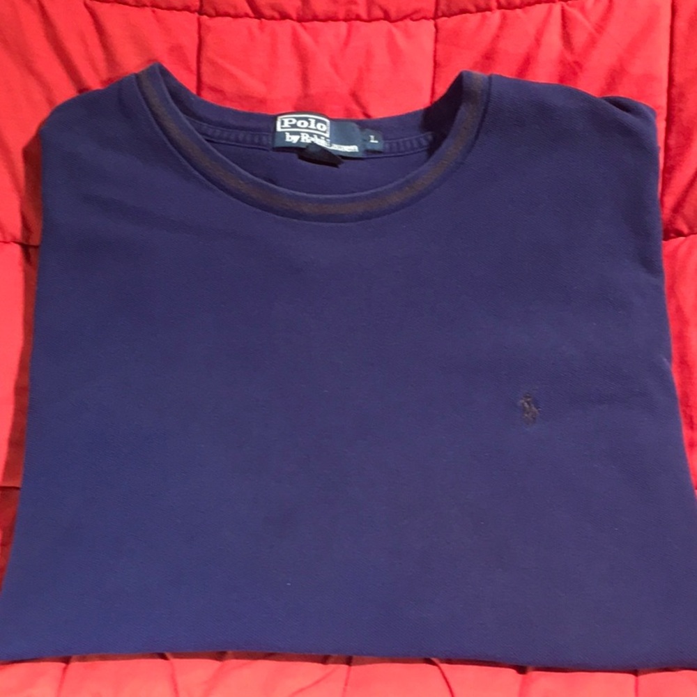 Polo By Ralph Lauren Heavy Long Sleeve Knit Shirt